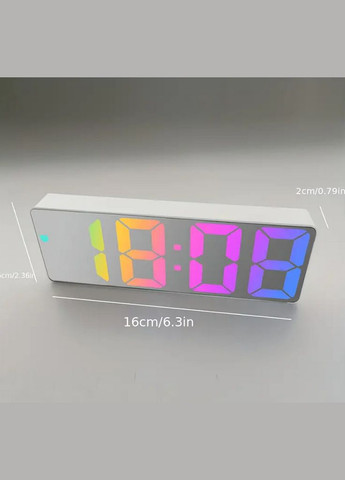 Електронний настільний LED годинник з будильником та температурою SZ-810 No Brand (303701201)