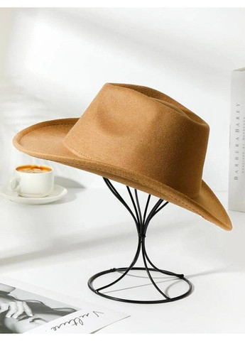 Шляпа Федора Ковбойка унисекс с устойчивыми полями No Brand (362346118)