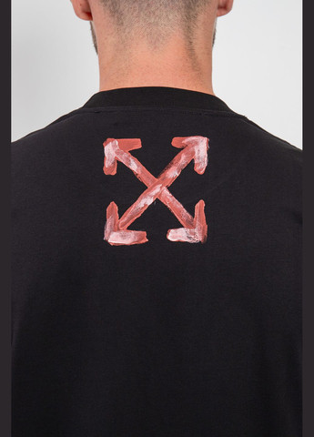 Черная футболка Off White