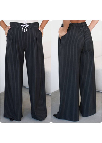 Женские брюки свободного кроя в полоску MonCher (348432456)