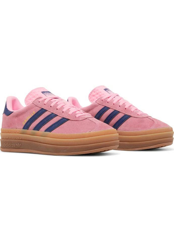 Рожеві кросівки gazelle platform bold pink glow — h06122 No Brand