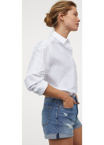 Жіночі джинсові шорти Н&М (56889) W36 Сині H&M (291118595)
