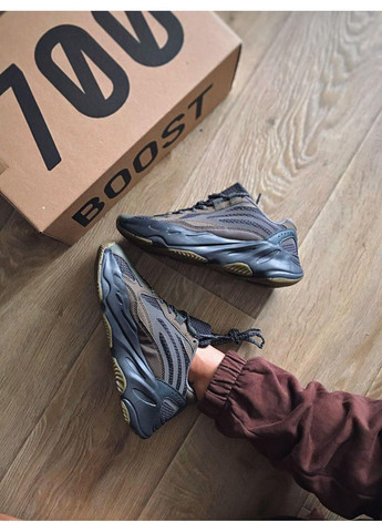 КРОСІВКИ ЖІНОЧІ ADIDAS YEEZY 700 V2 GEODE АДІДАС ІЗІ БУСТ No Brand чорні демісезони (367173711)