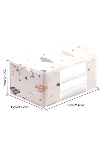 Сумка органайзер для зберігання речей постільної білизни 55*35*25 см No Brand (338618180)