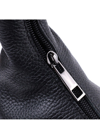 Жіноча сумка на плече з натуральної шкіри флотар 22827 Чорна Shvigel (307053980)