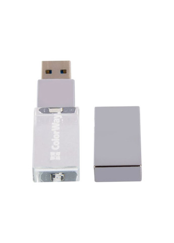 USB флеш накопитель 32GB 3.0 Transparent (CW-USBCL32) Colorway (373218528)