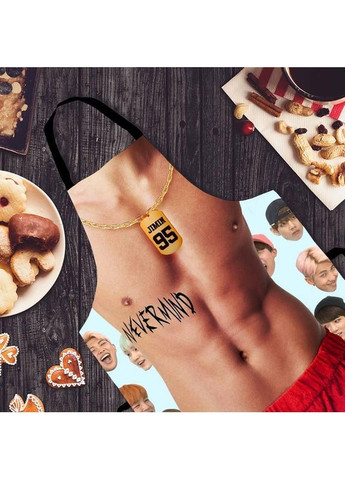 Фартук с дизайном BTS: Чимин Прикольный фартук с принтом размер 80×60 Україна ТД (369659341)