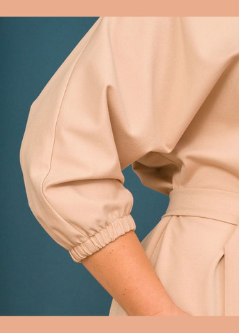 Бежевое платье 14532-4 Alenka Plus