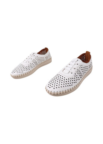 Trio Trend Туфли женские Trio белые натуральная кожа белый з, турция — (333035497)