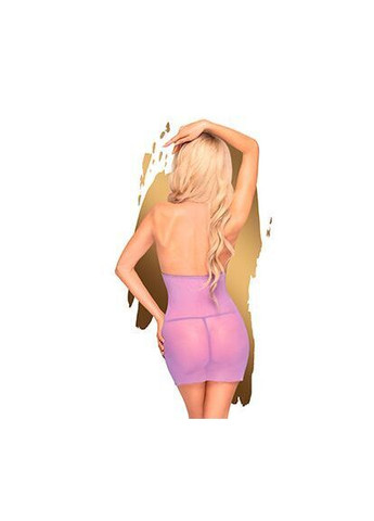 Фіолетова мінісукня з мереживним ліфом та стрінгами bedtime story purple Penthouse