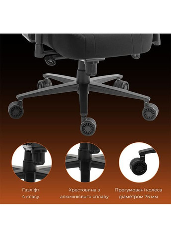 Крісло GC775B Black Fabric GAMEPRO (364872942)