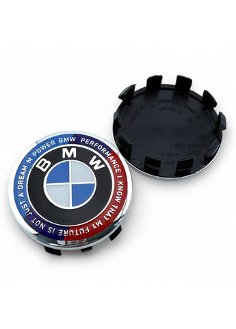 Ковпачки в диски БМВ заглушки для дисків 56/53 мм. Ювілейні "50 Років" (4 шт.) BMW (354698605)