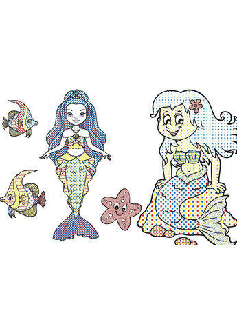 Водяні розмальовки. Русалоньки (9789669872241) Кристал Бук (316081946)