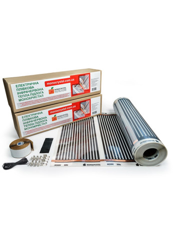 Пленка для теплого пола Монокристалл ЭНП-1, секция 25х60см, 30 Вт/секция (цена за 1 секцию) Monocrystal (326040530)