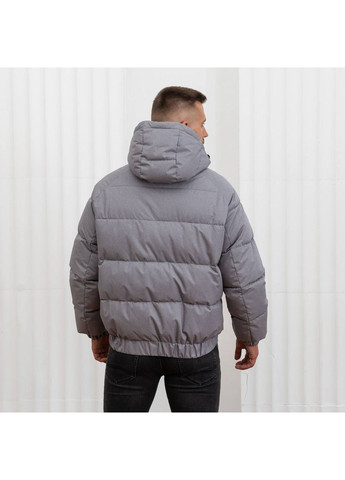 Серая зимняя мужская зимняя куртка SK