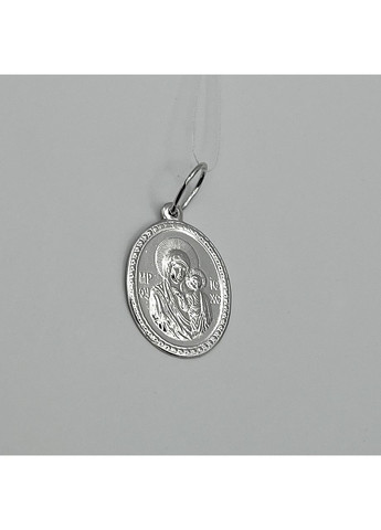 Православна ладанка срібна "Богородиця з немовлям" 1,1 г No Brand (369737330)