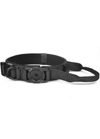 Ошейник для собак с креплением для AirTag, нейлоновый с металлической пряжкой-фастекс, Черный L (42-54см) AirPet (299915545)