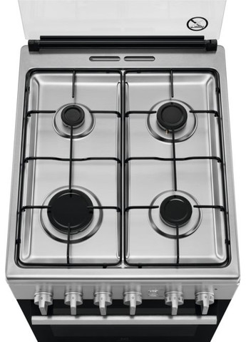 Плита LKG504010X газова, 57л, 50x60см, нерж Electrolux (361965579)