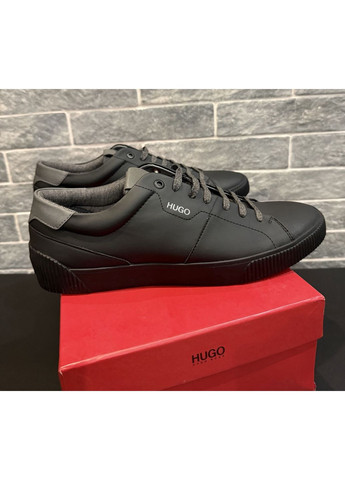 Чорні Осінні кросівки чоловічі Hugo Boss Zero Tenn
