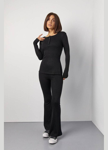 Костюм со штанами клеш и кофточкой на пуговицах Lurex Костюм-двойка (327218293)