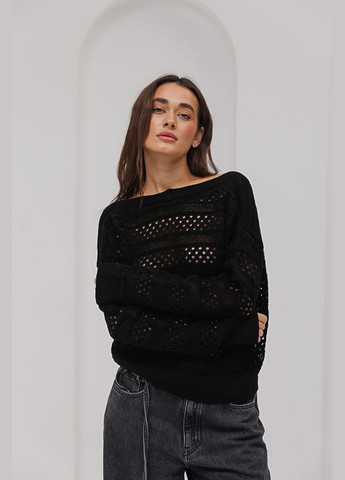 Черный демисезонный кардиган Arjen