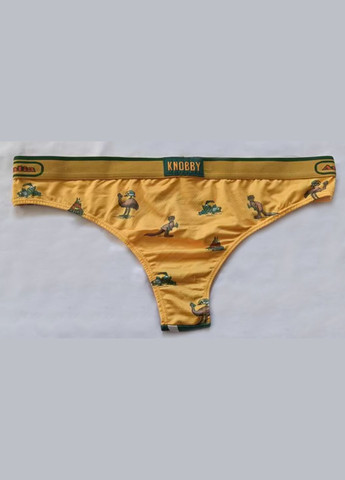 Трусы-американки женские с коалой желтые с зеленым /US16 Knobby (322872441)