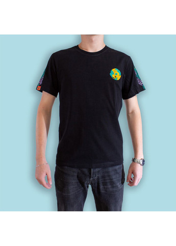 Черная мужская футболка giligant black l (28972213) No Brand