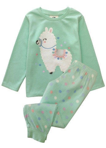Бирюзовая зимняя флисовая пижама (свитшот, брюки) свитшот + брюки C&A