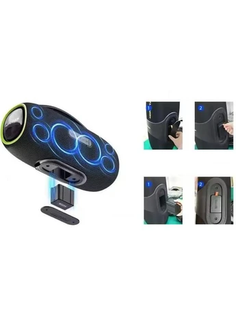 Bluetooth колонка A85 400W Black Hopestar (382699275)