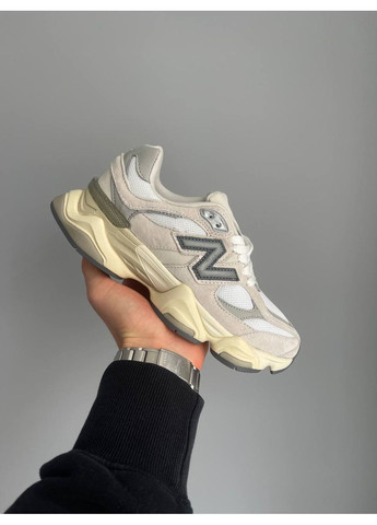 Кроссовки женские и мужские New Balance 9060 Sea Salt | Нью Беланс 9060 серые No Brand серые демисезоны (361155240)