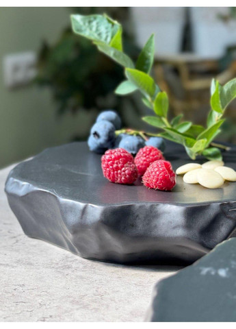 Плато для закусок "Черная Гора" 1шт. сочетает эстетику и функциональность 20.5см OSM (365549106)