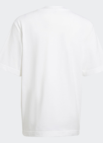 Біла демісезонна футболка future icons logo adidas