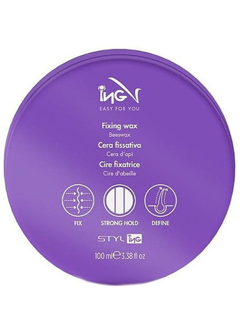 Воск с матовым эффектом Fixing Wax 100ml (1432688-30318285) ING Professional (368623454)