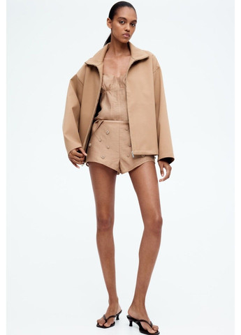 Бежевая праздничный рубашка H&M