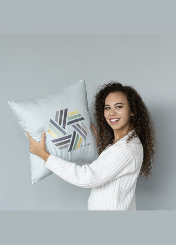 Подушка декоративная см Simplicity антиаллергенная мята с вышивкой IDEIA (367727596)