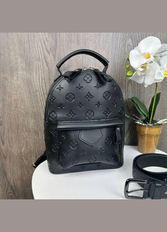 НАБОР! Жіночий мінірюкзачок стиль Луї Вітон + шкіряний ремінь поясний. Рюкзак прогулянковий маленький No Brand (334730140)