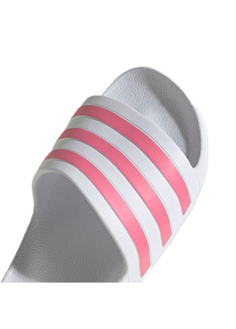 Белые тапочки женские adilette aqua slides adidas