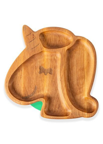 Набор детской посуды Коричнево-зеленый 4 шт (3102202) Бабака (366653078)