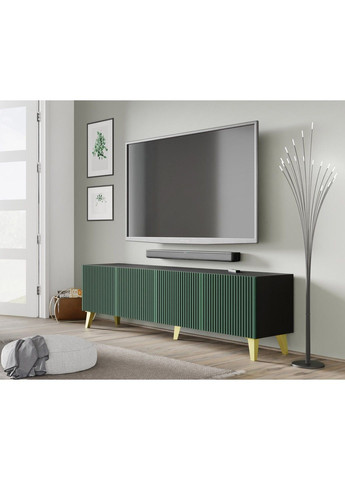 Тумба под телевизор в гостиную Ravenna F 200 4D зеленая Bim Furniture (291124574)