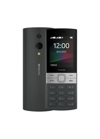 Кнопочный Телефон 150 2023 Dual Sim (TA1582) черный Nokia (293345354)
