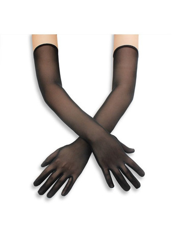 Элегантные черные удлиненные перчатки No Brand (364202101)