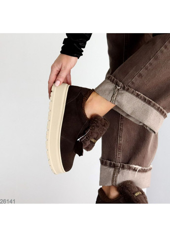 Зимние женские зимние автоледи No Brand из натуральной замши