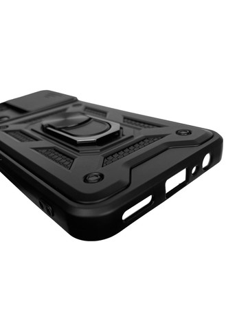 Чехол для A17k бронированный с кольцом со шторкой на камеру на оппо а17к чёрный rg1 Oppo (366023131)