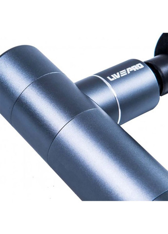 Перкуссионный массажер MINI MASSAGE GUN серый 13.7x9x4.6см LivePro (333959324)