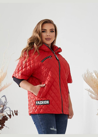 Жіноча жилетка безрукавка з капюшоном коротка No Brand (345643594)