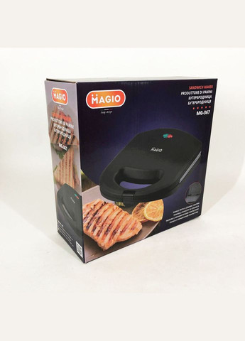 Сэндвичница бутербродница-гриль MG-367, гриль двухсторонний контактный, вафельница бутербродница Magio (364664825)