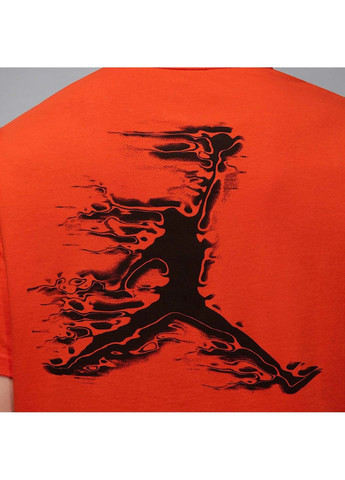 Оранжевая мужская футболка df sprt ss crew orange Air Jordan