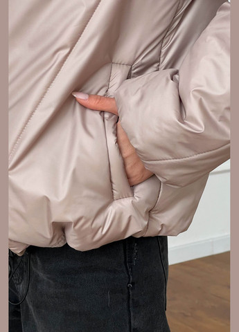 Бежева демісезонна демісезонна жіноча куртка Liton