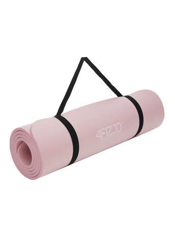 Коврик (мат) спортивный NBR 180 x 60 x 1.5 см для йоги и фитнеса Pink 4FIZJO 4fj0370 (275096406)