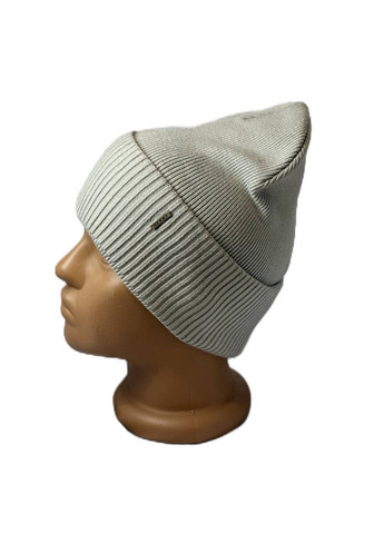 Осіння тонка жіноча шапка сірого кольору No Brand (365755905)
